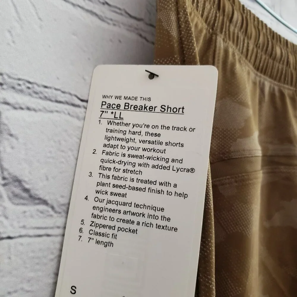 Lululemon Pace Breaker Short